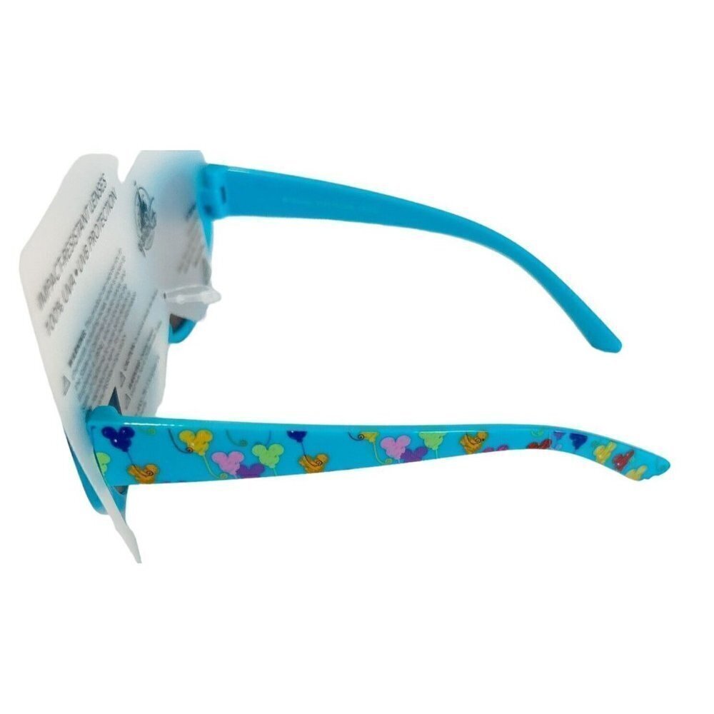 Disney Parks Mickey Colorful Balloons Frame Sunglasses Child Kids Aqua Blue NEW - Picture 7 of 9